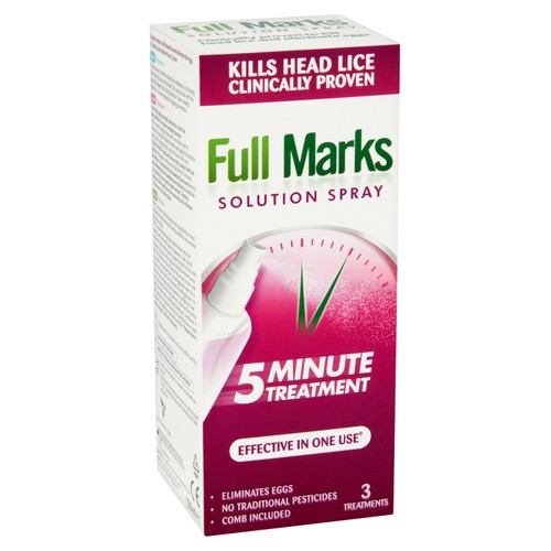 Full Marks Head Lice Removal Treatment with Nit Comb thumbnail 6