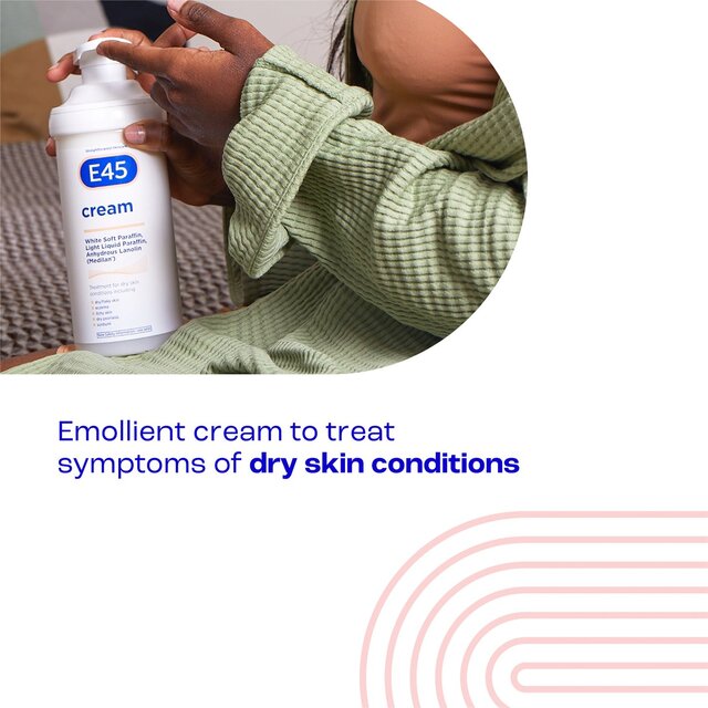 E45 Moisturiser Body Cream for Dry Skin & Eczema thumbnail 3