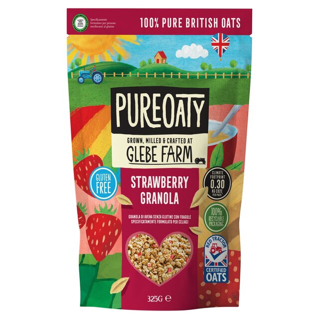 Glebe Farm Gluten Free Strawberry Oat Granola Crisp