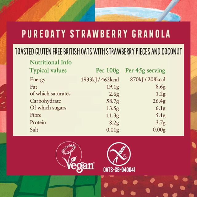 Glebe Farm Gluten Free Strawberry Oat Granola Crisp thumbnail 3