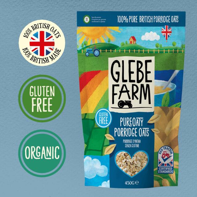 Glebe Farm Gluten Free Porridge Oats thumbnail 2
