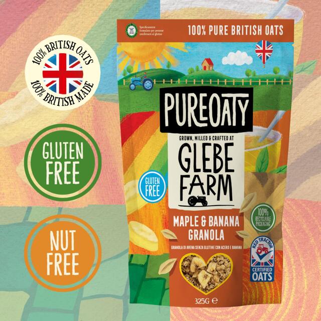 Pure Oaty Glebe Farm Gluten Free Maple & Banana Oat Granola thumbnail 2