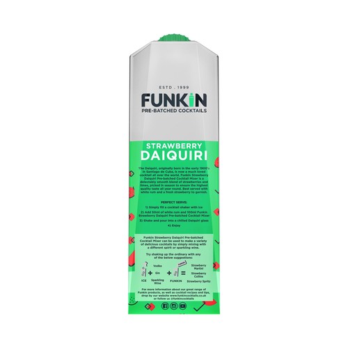 Funkin Strawberry Daiquiri Cocktail Mixer thumbnail 2