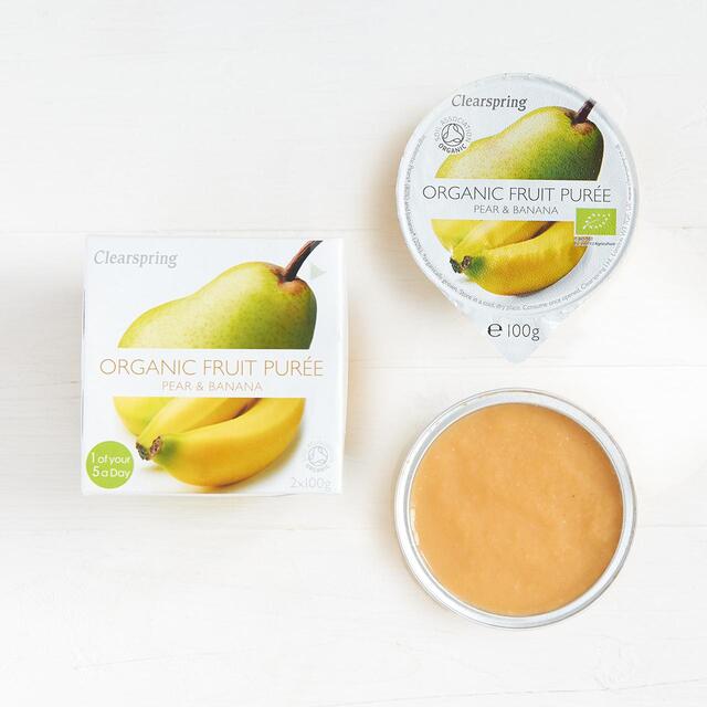 Clearspring Organic Pear & Banana Puree thumbnail 3