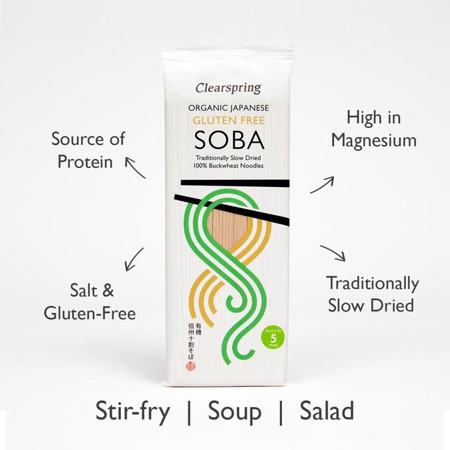 Clearspring Wheat Free Organic Soba Buckwheat Noodles thumbnail 2