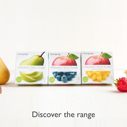 Clearspring Organic Apple & Mango Puree thumbnail 4