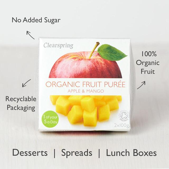Clearspring Organic Apple & Mango Puree thumbnail 2
