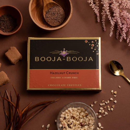 Booja Booja Dairy Free Hazelnut Crunch Chocolate Truffles thumbnail 3