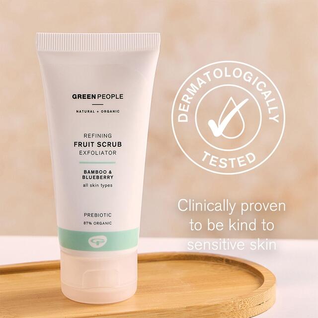 Green People Organic Fruit Exfoliating Scrub, Vegan thumbnail 3