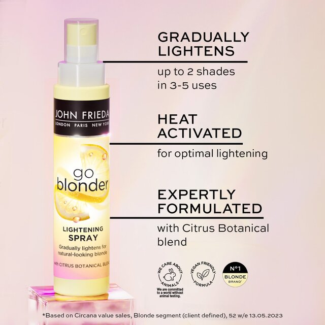 John Frieda Sheer Blonde Go Blonder Lightening Spray thumbnail 2