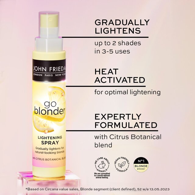 John Frieda Sheer Blonde Go Blonder Lightening Spray thumbnail 5