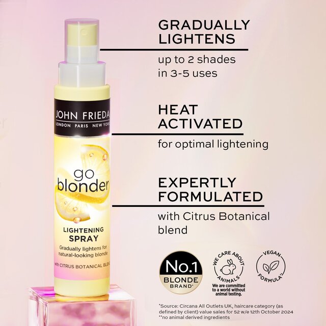 John Frieda Sheer Blonde Go Blonder Lightening Spray thumbnail 7