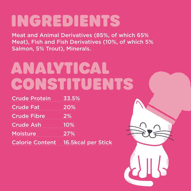 Webbox Tasty Sticks with Salmon & Trout Semi-Moist Cat Treats thumbnail 5