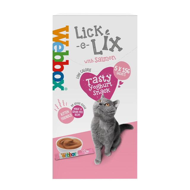 Webbox Lick-e-Lix with Salmon Yoghurty Cat Treats