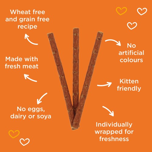 Webbox Tasty Sticks with Chicken & Liver Semi-Moist Cat Treats thumbnail 3