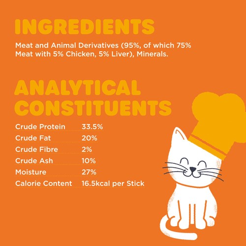 Webbox Tasty Sticks with Chicken & Liver Semi-Moist Cat Treats thumbnail 6