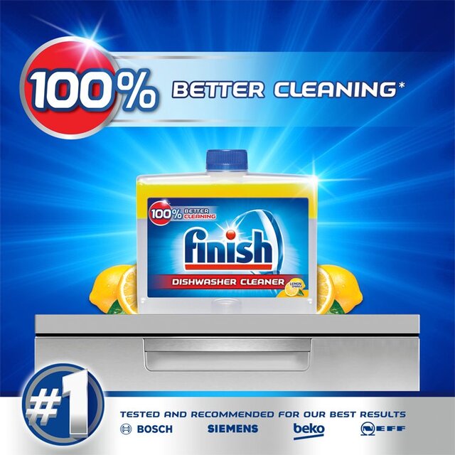 Finish Dishwasher Machine Cleaner Lemon Scent thumbnail 2