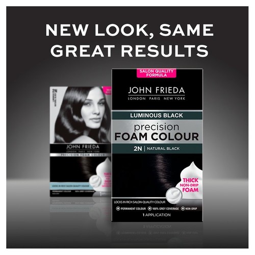 John Frieda Precision Foam Colour Natural Black 2N thumbnail 2
