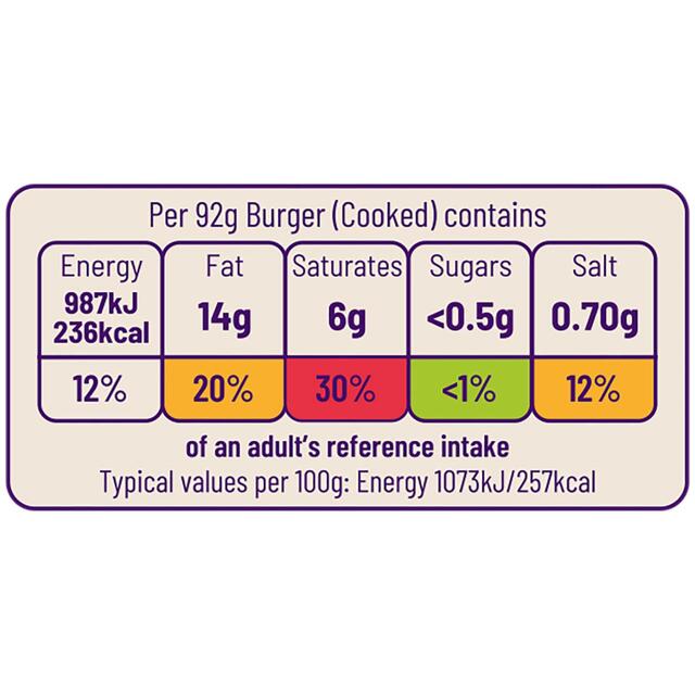 Ocado 4 Quarter Pounder Beef Burgers thumbnail 3