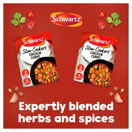 Schwartz Chicken Curry Slow Cook Recipe Mix thumbnail 5