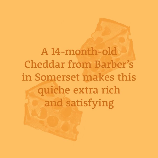 Higgidy Vintage Cheddar & Roasted Shallot Quiche thumbnail 3