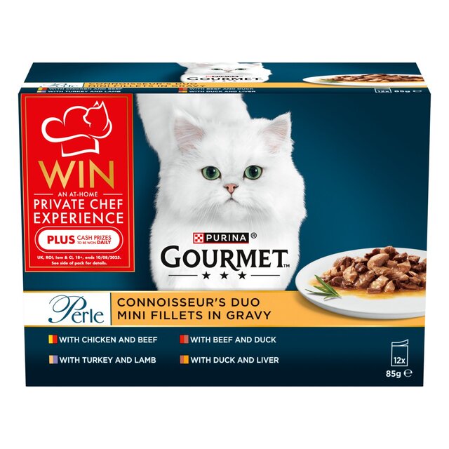 Gourmet Perle Connoisseur's Collection in Gravy Wet Cat Food thumbnail 2