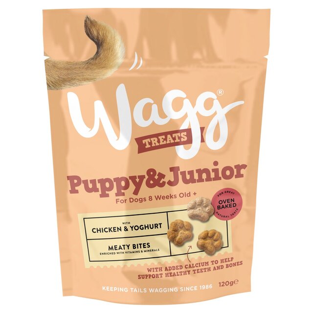 Wagg Puppy & Junior Treats with Chicken & Yoghurt thumbnail 2