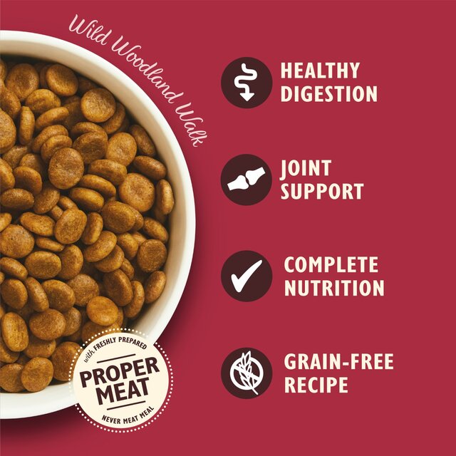 Lily's Kitchen Dog Duck Salmon & Venison Wild Woodland Walk Adult Dry Food thumbnail 5