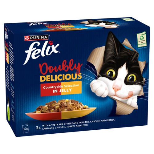 FELIX Doubly Delicious Countryside Selection in Jelly Wet Cat Food thumbnail 8