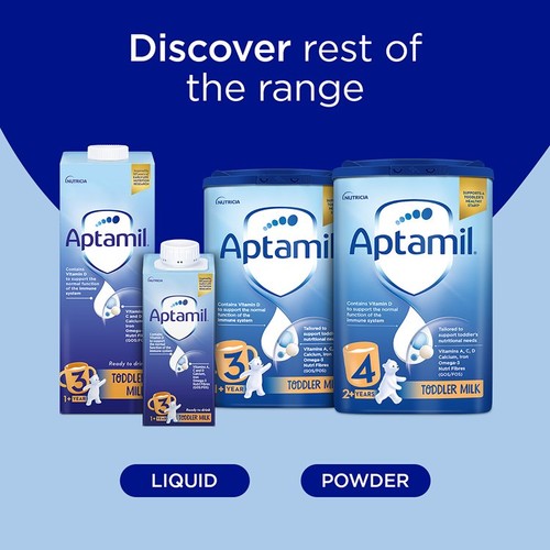 Aptamil 3 Baby Toddler Milk Formula Liquid 1-3 Years  thumbnail 2