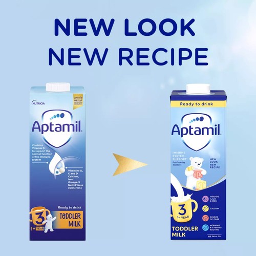 Aptamil 3 Baby Toddler Milk Formula Liquid 1-3 Years  thumbnail 4