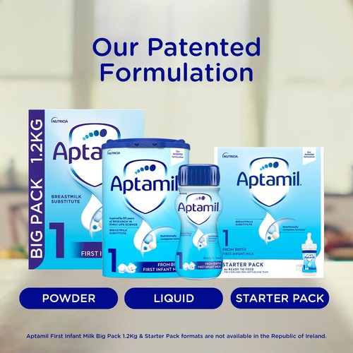 Aptamil 1 First Infant Baby Milk Formula Liquid Ready to Feed from Birth thumbnail 2
