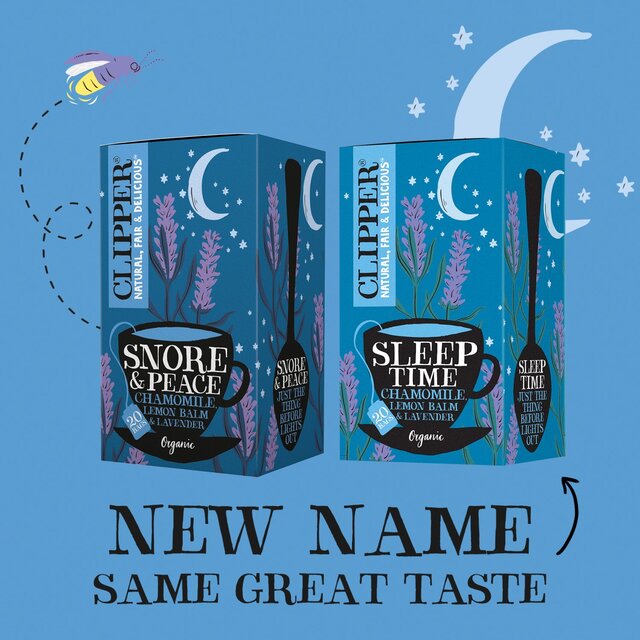 Sleep Time Organic Chamomile Lemon Balm & Lavender Tea Bags thumbnail 3