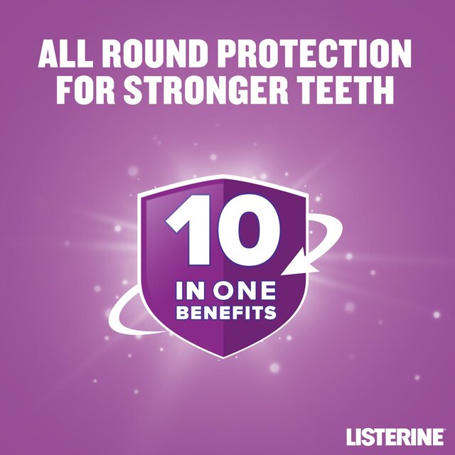 Listerine Total Care 10-in-1 Milder Taste Zero Alcohol Mint Mouthwash thumbnail 3