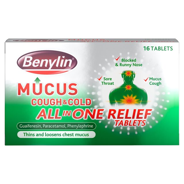 Benylin Mucus All in One Relief Tablets