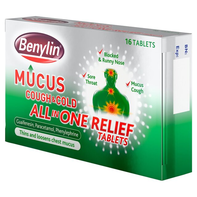 Benylin Mucus All in One Relief Tablets thumbnail 3