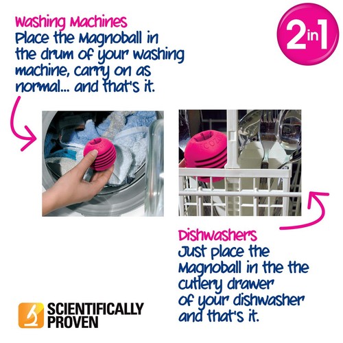 Ecozone Anti-Limescale Ball for Washing Machine & Dishwasher thumbnail 2