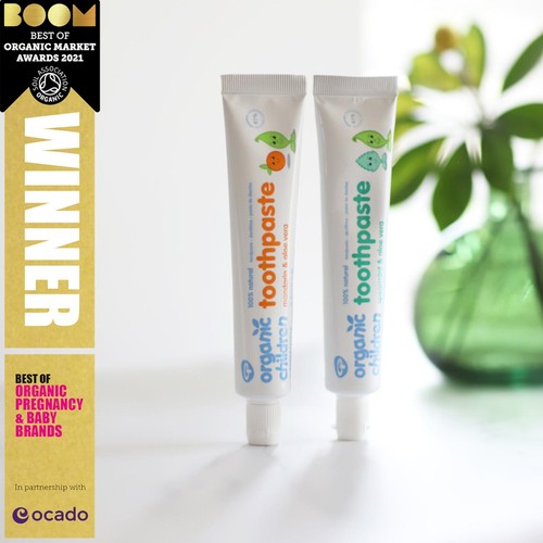 Organic Children Mandarin & Aloe Vera Fluoride Free Toothpaste thumbnail 3