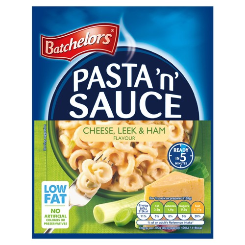 Batchelors Pasta N Sauce Cheese Leek & Ham thumbnail 2