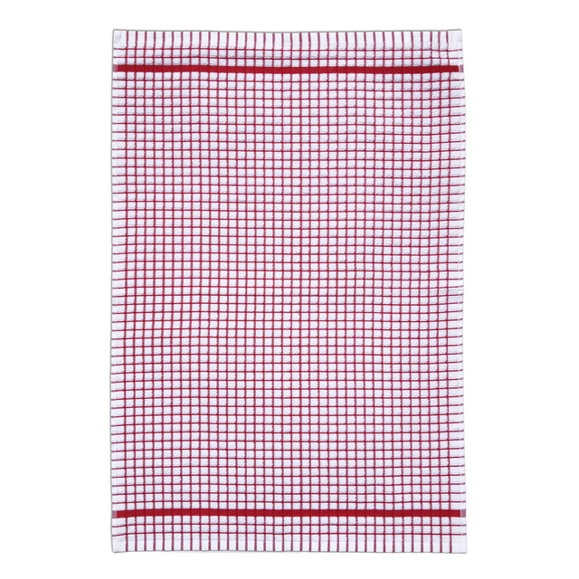 Poli-dri Cotton Tea Towel, Red 70cm thumbnail 2
