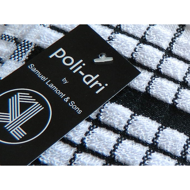 Poli-dri Cotton Tea Towel, Black 70cm thumbnail 3