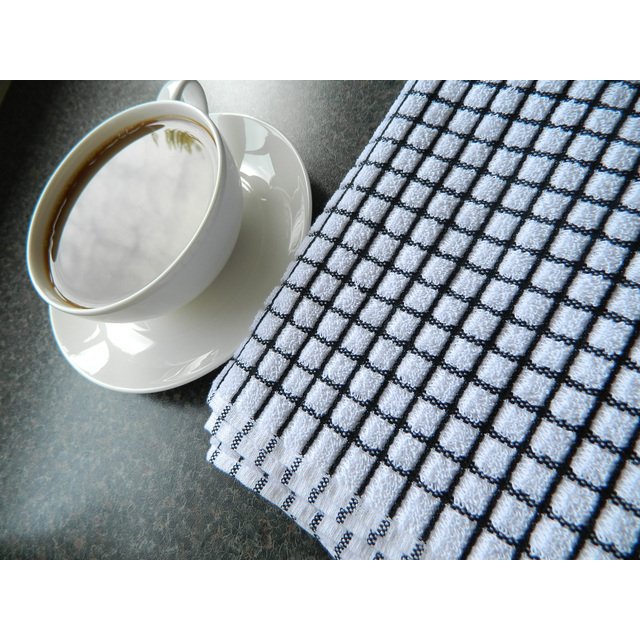 Poli-dri Cotton Tea Towel, Black 70cm thumbnail 4