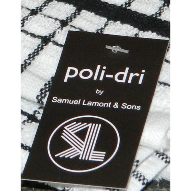 Poli-dri Cotton Tea Towel, Black 70cm thumbnail 5