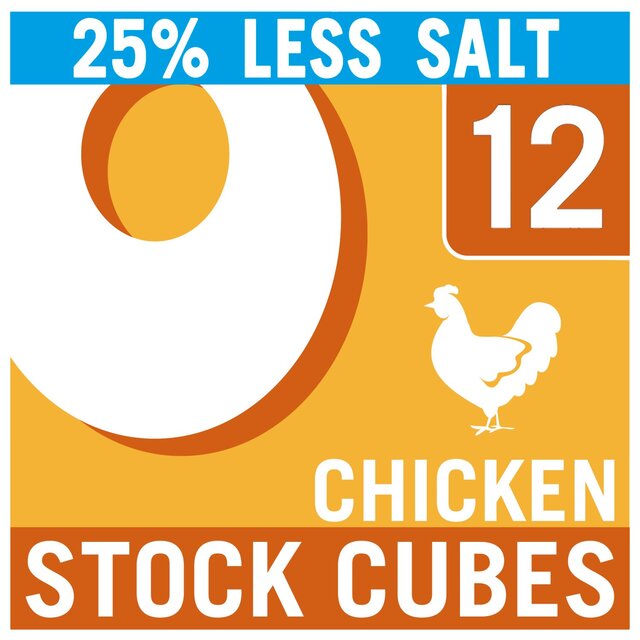 Oxo 12 Reduced Salt Chicken Stock Cubes