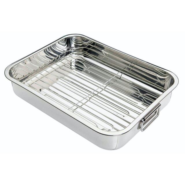 KitchenCraft Stainless Steel Roaster With Rack