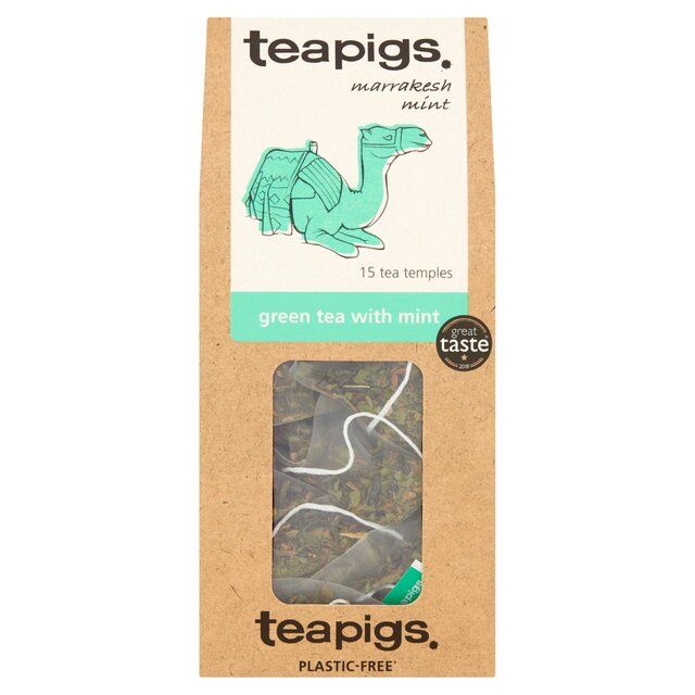 Teapigs Green Tea with Mint Tea Bags thumbnail 2