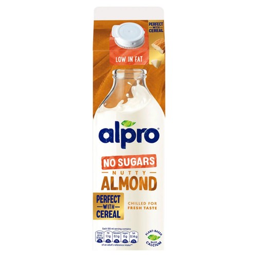 Alpro Almond No Sugar Chilled Dairy Free Drink thumbnail 2