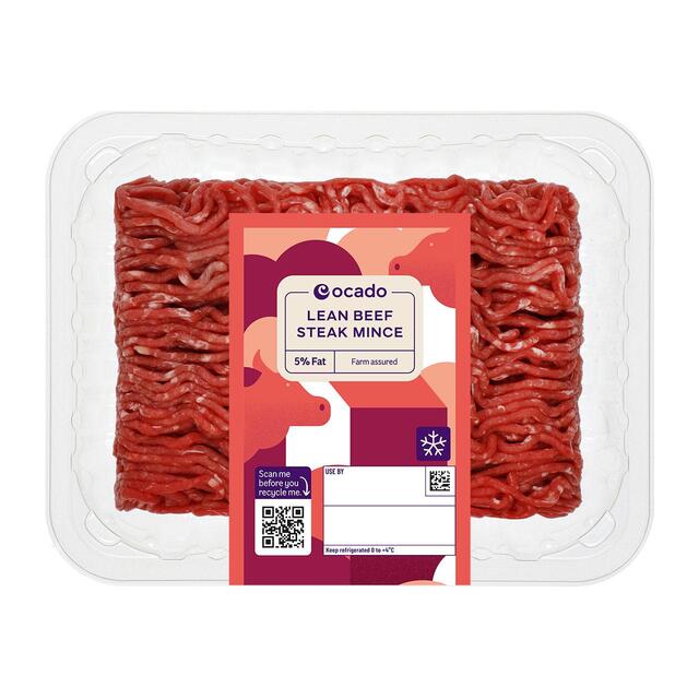 Ocado Lean Beef Steak Mince 5% Fat thumbnail 2