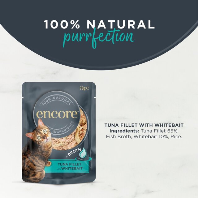 Encore Cat Pouch Tuna & White Bait thumbnail 3