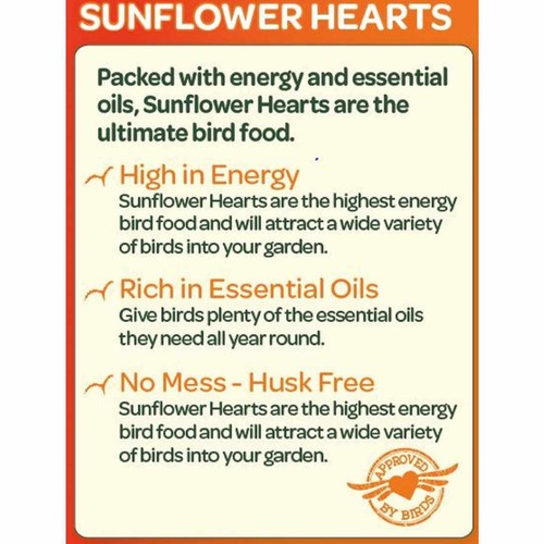 Peckish Sunflower Hearts For Wild Birds thumbnail 4